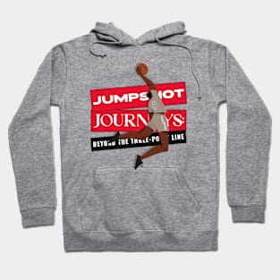 Jumpshot Journeys: Beyond the Three-Point Line Basketball Hoodie